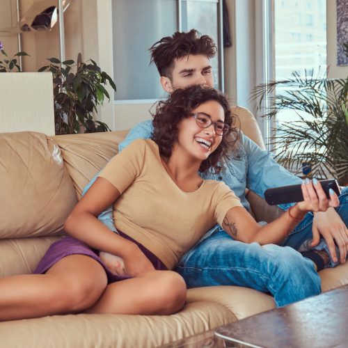 Couple Watching TV